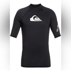 Quiksilver Men's Black Rash Guard Top